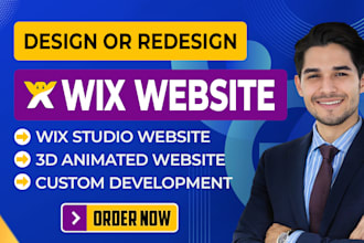 do wix website design, wix website redesign, wix business website development