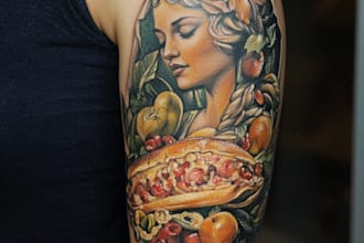 create lettering, script, calligraphy tattoo designs