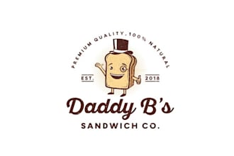 design greatest food truck sandwich shop logo