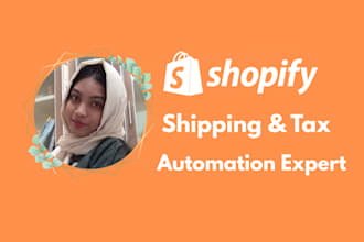 do shopify automation with shipping and tax configuration