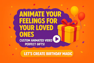 craft 3d animated happy birthday greeting videos, as you wish