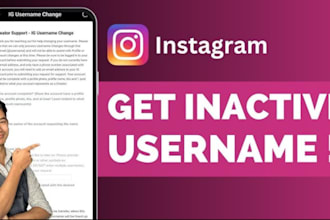get your inactive instagram facebook and social media usernames back quickly