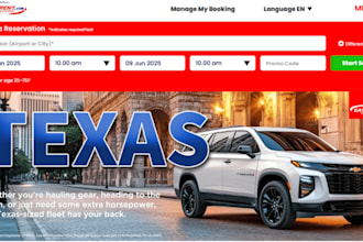 car rental website car rental rental website car dealership booking website