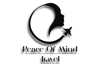 design super high resolution travel agent logo