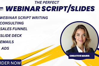 write webinar script power point presentation script sales letter webinar slide