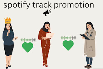 professionally promote your spotify track to real and active listeners