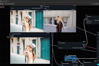make ai model ai influencer flux lora with comfyui workflow ai image generation