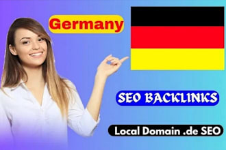 25 permanent german dofollow backlinks from germany sites