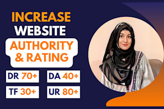 increase domain rating ahrefs dr 70 domain authority moz da with seo backlinks