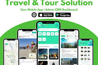 travel and tourism application with admin dashboard