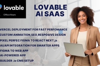 convert figma to lovable ai web app, react next js, builderio saas vercel app