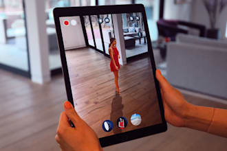 develop augmented reality app, 3d body and face scanner app, ar VR in healthcare