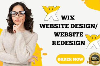 build wix website design wix business website wix landing redesign wix ecommerce
