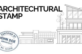 stamp draw architectural engineering drawings city permit site plan house plan