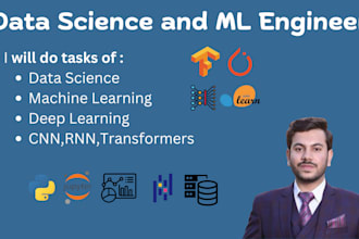 data science, machine learning, deep learning and ai projects in python