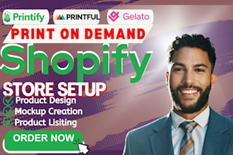 do print on demand shopify dropshipping shopify printful printify etsy shopify