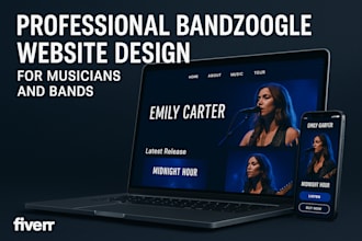build bandzoogle music artist epk music website bandzoogle website