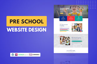 do education wordpress website for kindergarten, day care, school, preschool