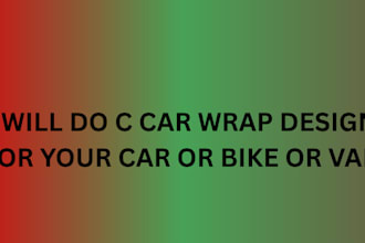 do flashy car wrap designs for you car or bike or van