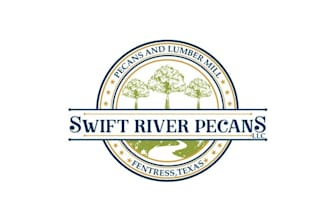 make wonderful texas pecan orchard and lumber mill logo