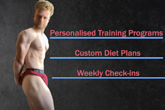 transform your body in 4 weeks  training and meal plan