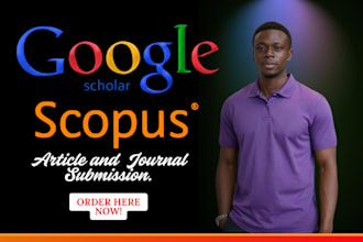 assist in scopus indexed journal article writing and submission