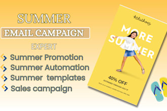 do summer email marketing newsletter template for ecommerce travel vacation blog