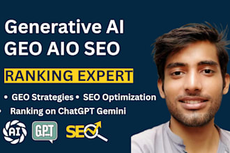 do generative engine optimization GEO, SEO, gmb listing for chatgpt ai, google