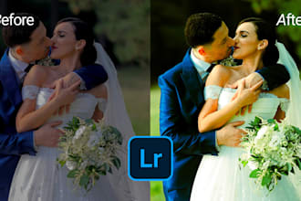 wedding photo editing and lightroom photo editing