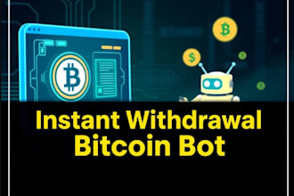 setup instant withdrawal bitcoin bot, btc app on your device