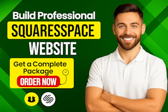design and redesign squarespace website, ecommerce, landing page and store