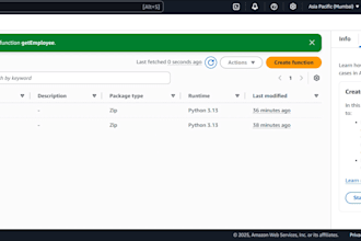 deploy serverless app using s3, lambda, and API gateway
