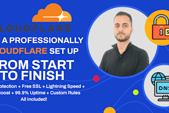 fix and set up cloudflare for you