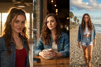 create consistent character ai influencer model image animation video