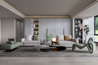 do 3d motel, hotel, lobby, hotel room, guest house, lodge design