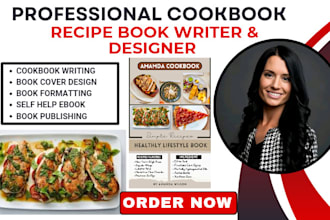 design quality food recipe book amazon kdp cookbook formatting cookbook cover