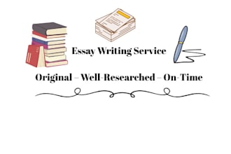 write a high quality, plagiarism free essay or article