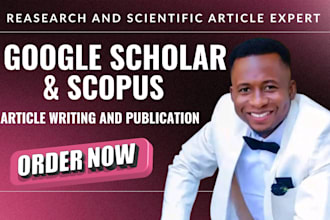 write and publish research article in google scholar scopus journals