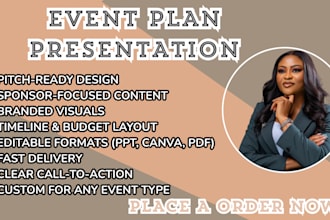 event presentation event marketing sponsor deck event proposal event promotion