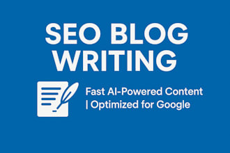 write SEO blog posts using ai for your website or business