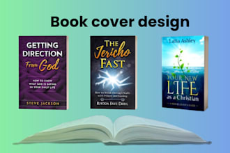 design christian book cover, paperback book cover design