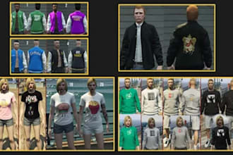 make custom special fivem clothes pack for your fivem server