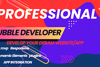 develop adalo bubble io glide buildfire website web app saas mvp mobile app