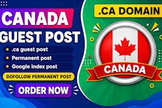 create high authority backlinks from canadian domains ca