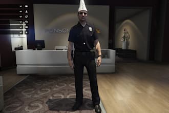 make a custom ped with a custom tattoo and add clothe for your fivem ped