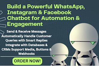 setup ai chatbot for all social media, app, and website automated with manychat