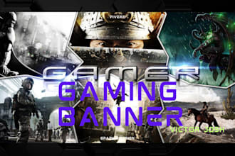 design game banners,3d or posters for your video game