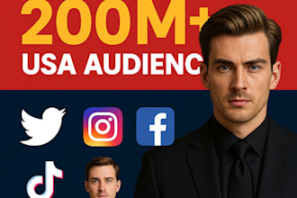 shoutout, share link promote website product to 200m twitter, ig, fb, tiktok usa
