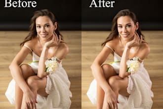 natural skin retouching and beauty photo editing