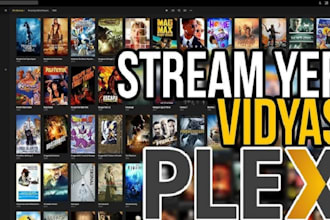 setup and configure plex media server , jellyfin, plex, emby and unraid server